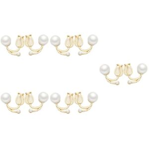  5 Pair Gift Earrings for Girls Pearl Jewelries Miss Temperament