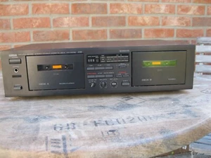 Yamaha KX-W232 Kassettenrecorder Stereo Cassette Deck Tapedeck optisch gut - Bild 1 von 9