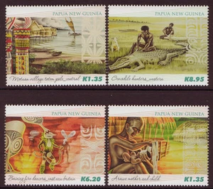 Papua Nuevo Guinea 2015 Tradicional Cuadros Nuevo sin Montar, Impecable - Imagen 1 de 1
