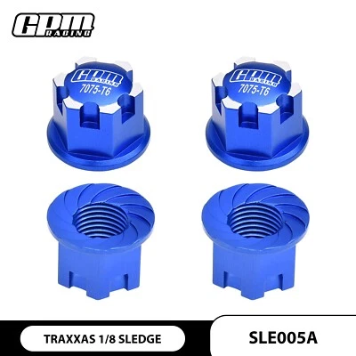 GPM Alloy 7075 Wheel Lock For TRAXXAS Sledge E-Revo W/Widemaxx X-Maxx Maxx Slash - Image 1 of 4