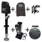 Black Jack Trailer Jack With Clamp Electric Powered Jockey Lift With Folding