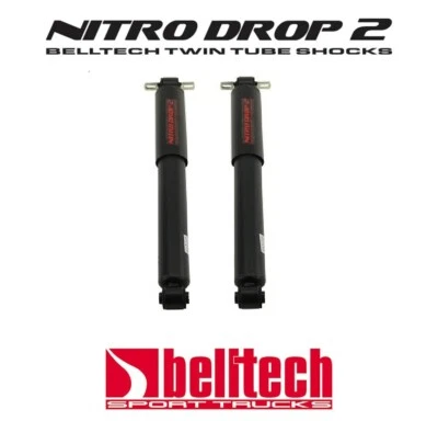 1988-98 Chevy GMC 1500 Belltech Nitro Drop 2 Rear Lowering Shocks 5"-7" Drop Foto 1 de 4