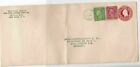 United States 1931 Hud.Term.Annex cancel Stamped envelope stamps cover ref 21721