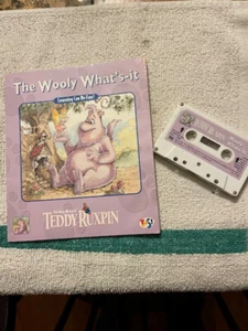 Used Vintage Teddy Ruxpin Book And Cassette WOOLY WHAT'S IT Learning can be fun! - Picture 1 of 4