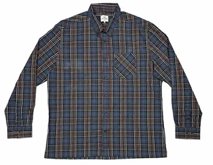 Ben Sherman Long Sleeve Tartan Check Shirt Size 2XL Grey Smart Casual Menswear - Picture 1 of 16