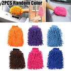 Microfiber Chenille Car Cleaning Glove for Winter Easy to Wash Car Wash Mitt