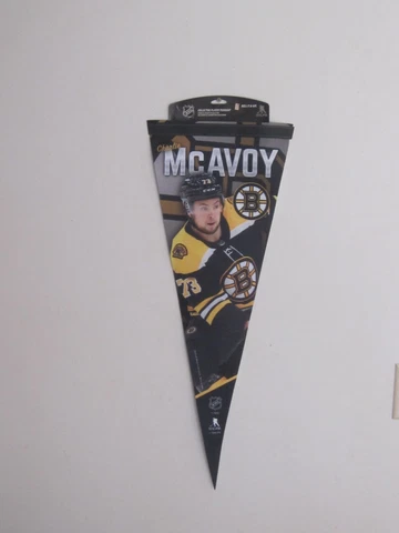 BOSTON BRUINS CHARLIE MCAVOY #73 ROLL AND GO 12' X 30" PLAYER PENNANT NEW Cover