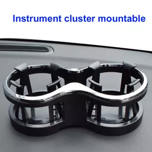 Universal Car Double Hole Cup Holder Drink Holders Insulation Cup Holder - Foto 1 di 9