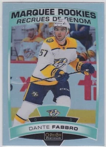 19/20 PLATINUM...DANTE FABBRO...MARQUEE ROOKIES...CARD # 183...PREDATORS - Bild 1 von 1