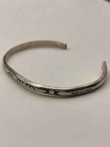 Vintage Native American sterling silver handmade Bracelet - Picture 1 of 10