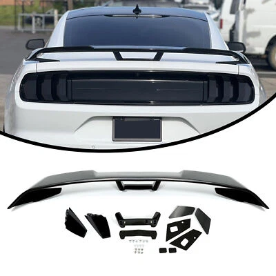 Glossy Black Rear Trunk Spoiler Wing GT-Style For Ford Mustang S550 2015-2022 - Image 1 of 4