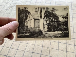 unused postcard: - ) ORCHARD HOUSE, CONCORD MASSACHUSETTS city LOUISA M ALCOTT - Picture 1 of 2