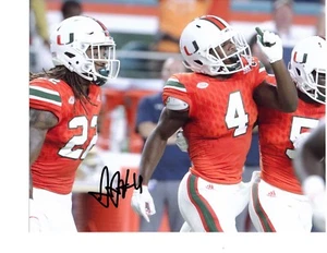 Jaquan Johnson Miami Hurricanes Signed autographed 8x10 football photo The U c - Picture 1 of 1