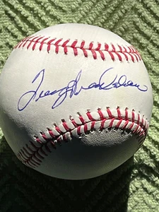Terry Bradshaw Autografiado Único Firmado SS Hermosa Nieve Wh. Selig BB PSA certificado de autenticidad - Imagen 1 de 3