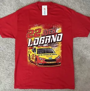 Joey Logano #22 Pennzoil T-shirt - SIZE: LARGE - NEW W/ TAG - Picture 1 of 4