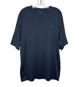 Camiseta Nike FIT DRY Para Hombre Talla XL Azul Marino Elastizada Ligera De Colección - Imagen 1 de 15