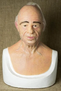 "Frank"" handgefertigte, Silikonmaske Halloween, hochwertig, alter Mann, NEU" - Bild 1 von 18