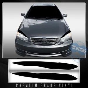 Juego de calcomanías de superposición de párpados de faros para Toyota Corolla 2003-2008 - mate - Imagen 1 de 18
