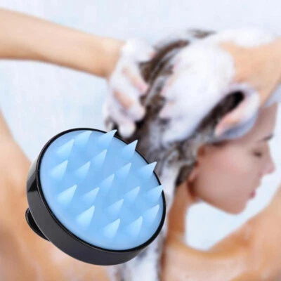 Silicone Head Body Scalp Massage Brush Comb Shampoo Hair Washing Comb Shower - Image 1 of 4