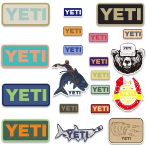 Pegatinas con logotipo de deportes al aire libre Yeti (paquete de 20) no Arc’teryx hoja Patagonia - Imagen 1 de 1