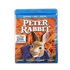 Peter Rabbit (Blu-ray/DVD/Digital, 2018, 2-Disc Set) Factory Sealed New - Imagen 1 de 4