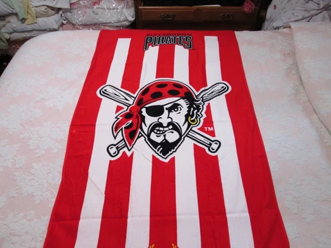 Pittsburgh Pirates Beach Towel - Red/White (SGA) - New Cover