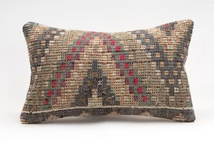 Decorative Pillow Cover, 12x20 in, Kilim Pillow, Turkish Pillow, Sofa Cushion - Picture 1 of 4