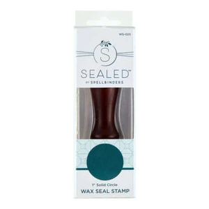 Spellbinders Brass Wax Seal With Handle - 1" Solid Circle, WS-025 - Picture 1 of 5