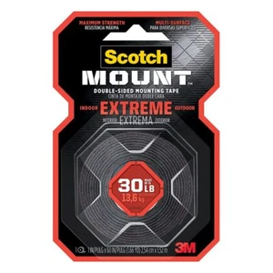 Scotch-Mount Extreme Double-Sided Mounting Tape 414H,1 in x 60 in - Picture 1 of 6