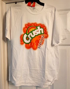 Crush Soda Shirt All Cotton White Large - Picture 1 of 2