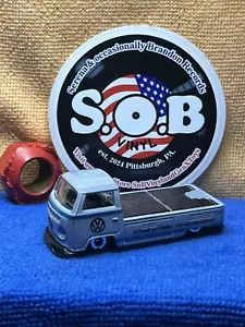 Hot Wheels 1960s Volkswagen T2 Pickup 1:64 Blue Diecast NM Condition VW Bus Van - Picture 1 of 8