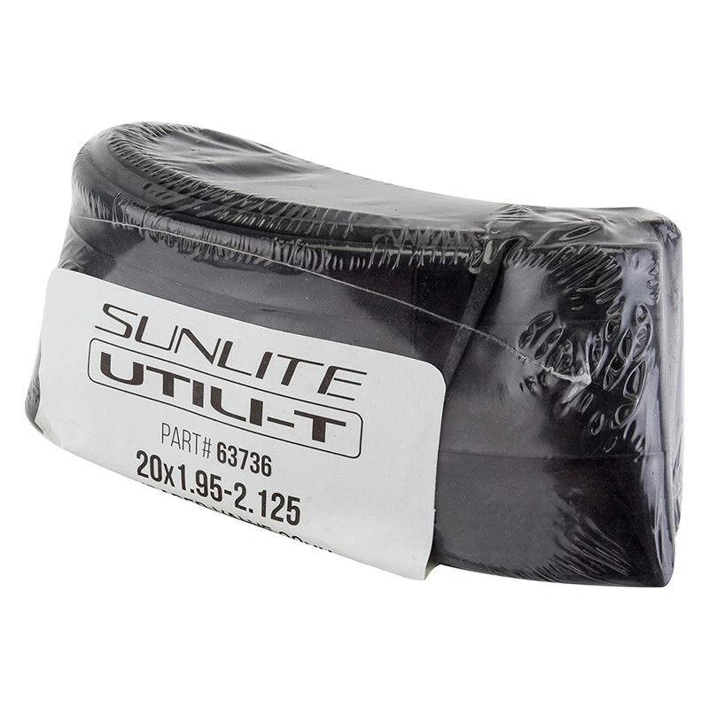SUNLITE BMX BIKE BICYCLE INNER TUBE 20" x 1.95 - 2.12 RUBBER SCHRADER VALVE 20in - Image 1 of 1