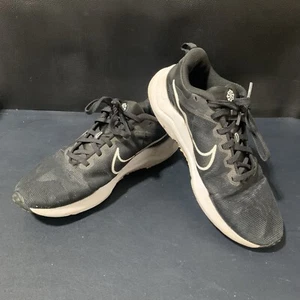 Nike Downshifter 12 Men's Size 8 Black/White Running Shoes DD9293-001 - Picture 1 of 11