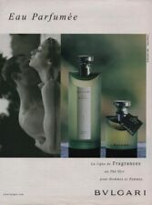 Publicité papier Parfum. Perfume ad. BULGARI Eau Parfumée au Thé vert 1999
