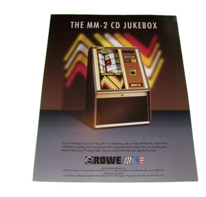MM-2 CD By Row Ami 1995 Originale Jukebox Fonografo Vendita Promo Volantino Vintage - Foto 1 di 2