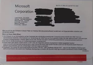 Microsoft Windows 10 Pro 64Bit ✅ DvD ✅mit Key ✅ ✅Neu ✅Schneller Versand - Bild 1 von 2