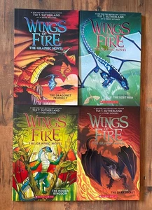 WINGS OF FIRE - THE GRAPHIC NOVEL - SCHOLASTIC - LOT OF 4 - Picture 1 of 3