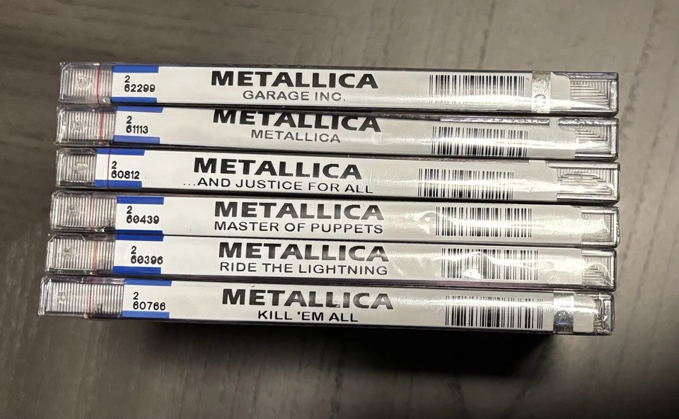 Metallica Cd Lot Of 6  Kill Ride Puppets Justice Black Garage Inc Foto 1 de 4