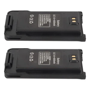 2Pcs Walkie Talkies Li Ion Replacement Battery 7.4V 8000Mah Replacement Two AM - Afbeelding 1 van 24