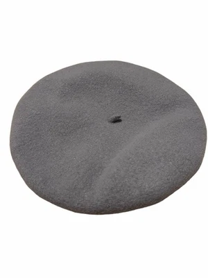 agnès b. Boina polar gris usada cómoda sombrero suave Foto 1 de 4