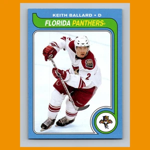 Keith Ballard #477 2008-09 O-Pee-Chee 1979-80 Retro Florida Panthers Hockey Card - Picture 1 of 3