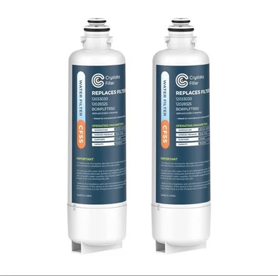 2 PACK Crystala Filters Bosch Ultra Clarity Pro BORPLFTR50 Water, #WFS200MF - Image 1 of 4