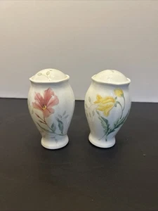 LENOX ~ PRADO MARIPOSA ~ PORCELANA FINA ~ JUEGO COCTELERA DE SAL Y PIMIENTA NUEVO Sin Caja - Imagen 1 de 1