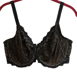Chantelle Rive Gauche Full Coverage Unlined Bra 36DDD Black - Picture 1 of 16