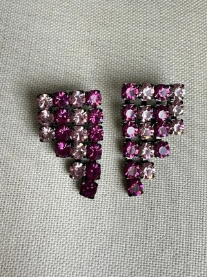 Pendientes Elizabeth Cole Gota Cristal Rosa Nuevos Foto 1 de 3