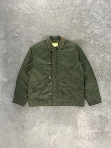 Vintage 80s Alpha Industries Cold Weather Jacket W/ Cord Collar Size M - Picture 1 of 7