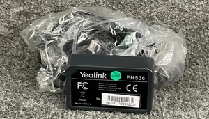 🎧🔌 Yealink Wireless Headset Adapter EHS36 + Cables – Black ⚫✨ - Picture 1 of 10