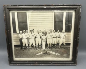 Vintage Texaco Baseball Team Photograph - Picture 1 of 8