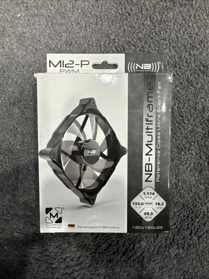 Noise Blocker M12-P 120mm FAN | 2000rpm | 78.3 CFM - Image 1 of 2