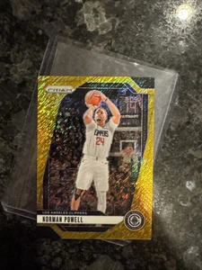 2024 Panini Prizm Norman Powell Gold Shimmer Prizm 4/10 LA Clippers - Picture 1 of 7